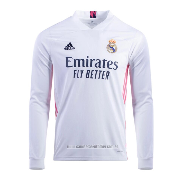Camiseta del Real Madrid 1ª Equipacion Manga Larga 2020-2021